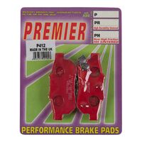 PREMIER BRAKE PADS P412 - HON