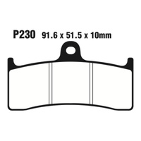 PREMIER BRAKE PADS HI-PERF SINT PH230 - PERFORMANCE MACHINE