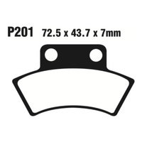 PREMIER BRAKE PADS FULL SINT POL ATV Rr 89-00 - INDENT