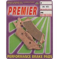 PREMIER BRAKE PADS FULL SINTERED MOTO X- PR451