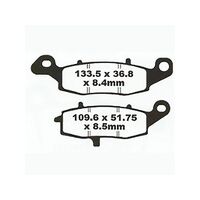 PREMIER BRAKE PADS SEMI SINTERED STREET