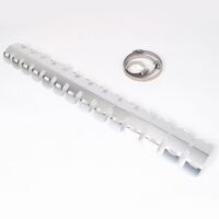 WHITES HEAD PIPE GUARD W/CLAMP - SIL