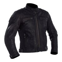 RICHA DETROIT LEATHER JACKET BLK 3XL / EU58 / 48"