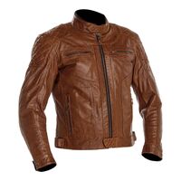 RICHA DETROIT LEATHER JACKET COGNAC SML / EU48 / 38" -INDENT