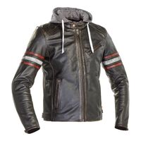 RICHA TOULON 2 LEATHER JACKET BLK/RED 2XL / EU56 / 46"