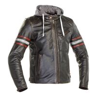 RICHA TOULON 2 LEATHER JACKET BLK/RED 6XL / EU64 / 54"