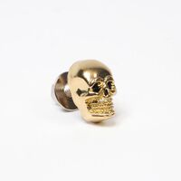 SKULL BOLT GLD SML
