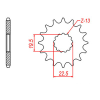 MTX 433 Steel Front Sprocket #525 (14T) (10-307-14)14 Tooth