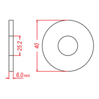 MTX Front Sprocket 001 Spacer 10-001-SP