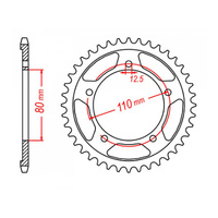 MTX 2010 Steel Rear Sprocket #530 (40T) (11-TR1-40)40 Tooth