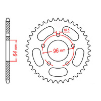 MTX 254 Steel Rear Sprocket #520 (47T) (11-KA2-47)47 Tooth