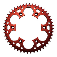 MTX 210 Zero Aluminium Rear Sprocket #520 - Red (47T) (11A-KAE-47RED)47 Tooth