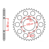 MTX 1334 Steel Rear Sprocket #530 (36T) (11-438-36)36 Tooth