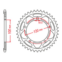 MTX 713 Steel Rear Sprocket #525 (42T) (11-713-42)42 Tooth