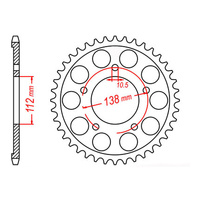 MTX 1871 Steel Rear Sprocket #530 (48T) (11-5EB-48)48 Tooth