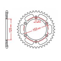 MTX 1258 Steel Rear Sprocket #428 (51T) (11-KRH-51)51 Tooth