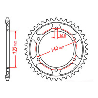 MTX 1490 Steel Rear Sprocket #520 (45T) (11-147-45)45 Tooth