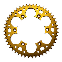 MTX 808 Zero Aluminium Rear Sprocket #520 - Gold (50T) (11A-402-50GLD)50 Tooth
