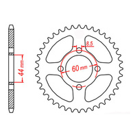 MTX 833 Steel Rear Sprocket #428 (49T) (11-5FC-49)49 Tooth