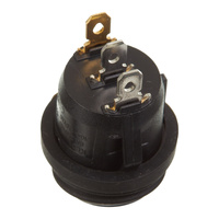 WHITES 12V ROCKER SWITCH ON-OFF BLU WATERPROOF ROUND