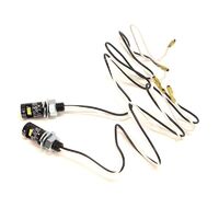 WHITES NUMBER PLATE LED BOLT LIGHT 17x12 BLK (Pair)