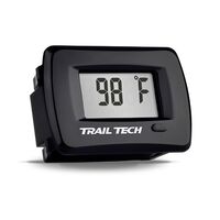 TRAIL TECH TTO PANEL - TEMP METER CVT BELT M6x1.0 - BLK