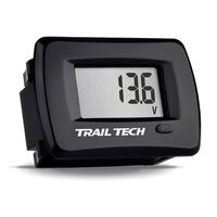 TRAIL TECH TTO PANEL - VOLTAGE METER - BLK