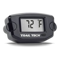 TRAIL TECH TTO - TEMP METER 10mm RADIATOR FIN - BLK