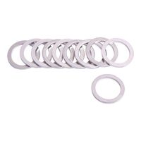 WHITES CRUSH WASHER - ALUMINIUM 10X18X1.5 (100pcs/pk)