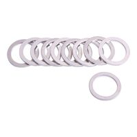WHITES CRUSH WASHER - ALUMINIUM 18 X 22 X 1.5 (100pc/pk) BMW