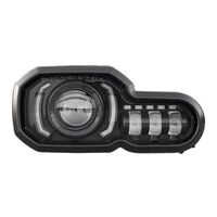 WHITES LED HEADLIGHT BMW F650/700/800 ASSTD YRS e-mark