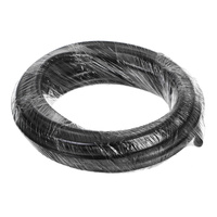 WHITES FUEL HOSE - 6MM (1/4) BLK (25FT ROLL / 7.6M)-NOT EFI