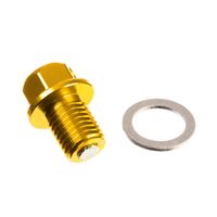 WHITES MAGNETIC SUMP PLUG GOLD M12 x 15 - P1.5