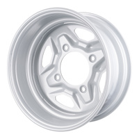 Whites ATV/UTV Steel Rim 14x6 Polaris Front 4/156 +40.2 - Silver
