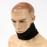 WHITES NECK WARMER -BLK