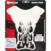 WHITES TANK PAD LGE - 160mm x 213mm CLEAR / BLK FLAMES