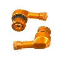 WHITES 90 DEGREE ALLOY VALVE 11.3MM - GLD (PAIR)