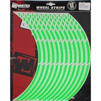 WHITES WHEEL STRIPE WS810 - FLUORO GRN NON REFLECTIVE