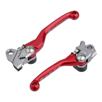 Zeta Pivot Lever Set - Honda CRF125F 14-26 - Red