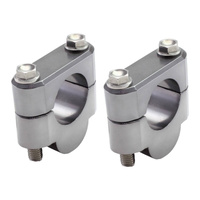 Zeta Handlebar Rise Kit 19mm Height - 28.6mm Bar - Titanium