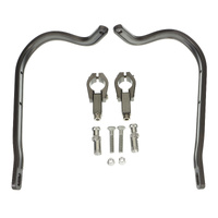 Zeta Armour Handguards Bent for 28.6mm Handlebars - Titanium