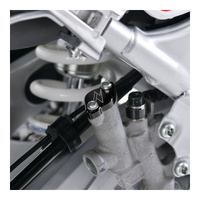 Zeta Rear Brake Reservoir Cover - Yamaha YZ / YZF  WRF  WR250R / WR250X - Black