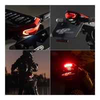 Zeta LED Line Tail Holder Kit- Honda CRF450L '19-  CRF450RL '21- - Clear